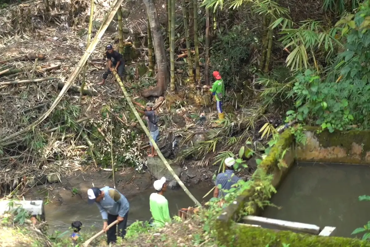 Jembatan peninggalan kolonial Belanda di Desa Kranggan, Kecamatan Polanharjo, Kabupaten Klaten, Jawa Tengah, akhirnya direvitalisasi.