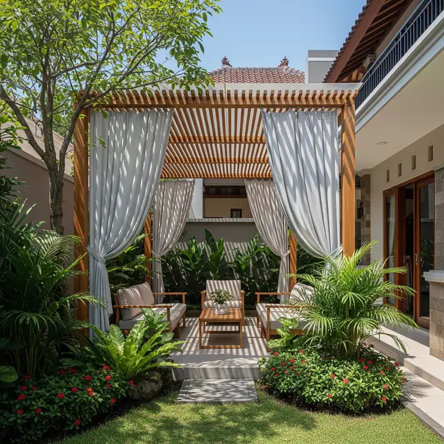 9 Model Pergola Kayu Minimalis untuk Taman Belakang Rumah, Estetik dan Fungsional