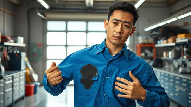 cara menghilangkan noda oli di baju berwarna