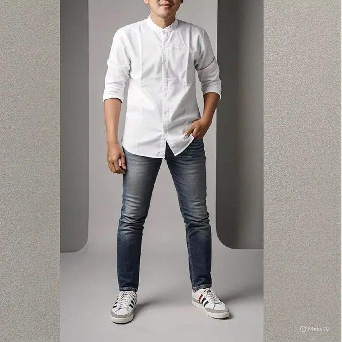 Referensi Outfit Kemeja Putih