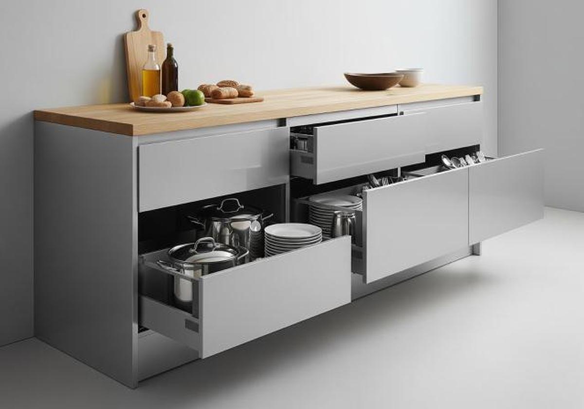 7 Model Lemari Dapur Minimalis Terbaru Aluminium, Solusi Modern dan Fungsional