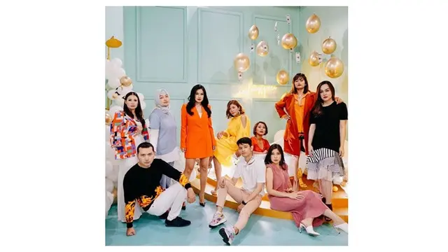 Potret 6 Geng Selebritis Tanah Air, Tampil Glamor dan Selalu Kompak