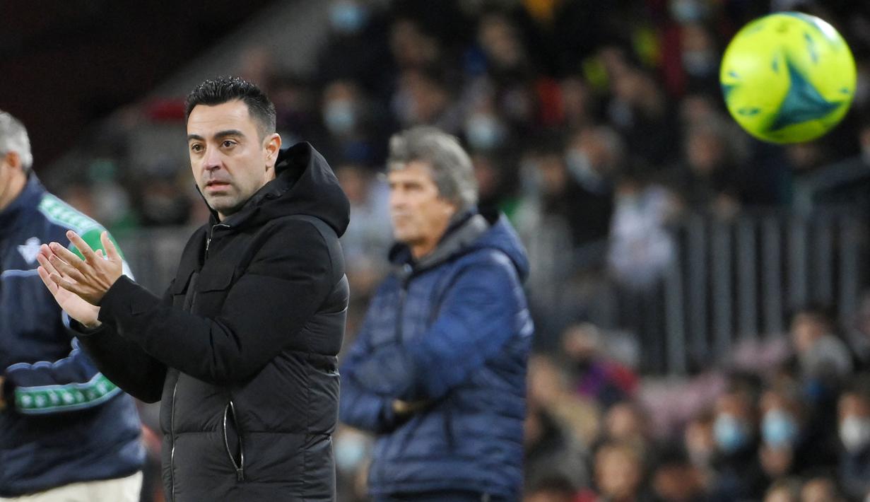 Berkat hasil ini, Barcelona untuk sementara menduduki peringkat tujuh klasemen dengan poin 23, sedangkan Betis naik ke posisi ketiga dengan poin 30. (AFP/Lluis Gene)