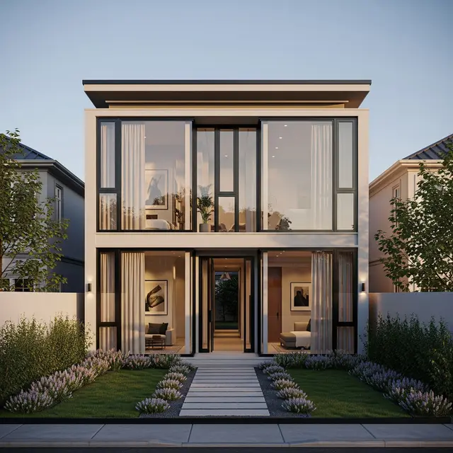 Inspirasi Rumah Minimalis 2 Lantai di Kavling Kecil