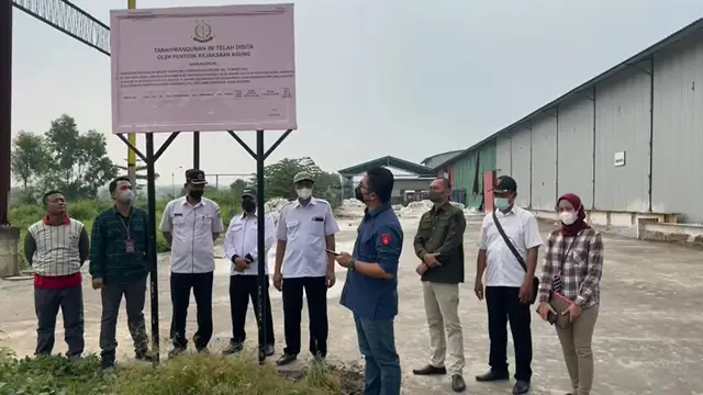 Kejagung menyita aset berupa tanah dan bangunan milik tersangka Johan Darsono dalam kasus dugaan korupsi LPEI