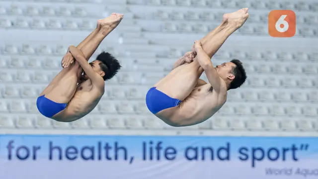 Foto: Penampilan Kompak Pasangan Andriyan dan Yudha dalam Lompat Indah IOAC 2025, Siap Beri Penampilan Terbaik di SEA Games