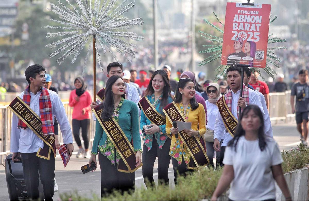 FOTO: Lenggang Jakarta Abang None 2025 di CFD