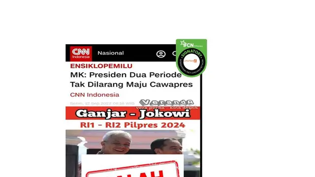 Cek fakta foto artikel cnnindonesia
