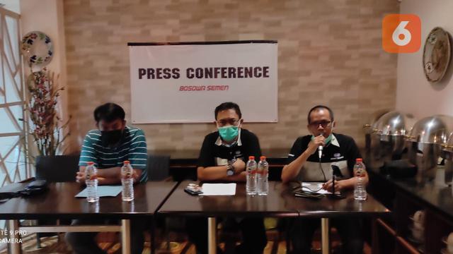 Konferensi pers PT Semen Bosowa Maros (Liputan6.com/Fauzan)