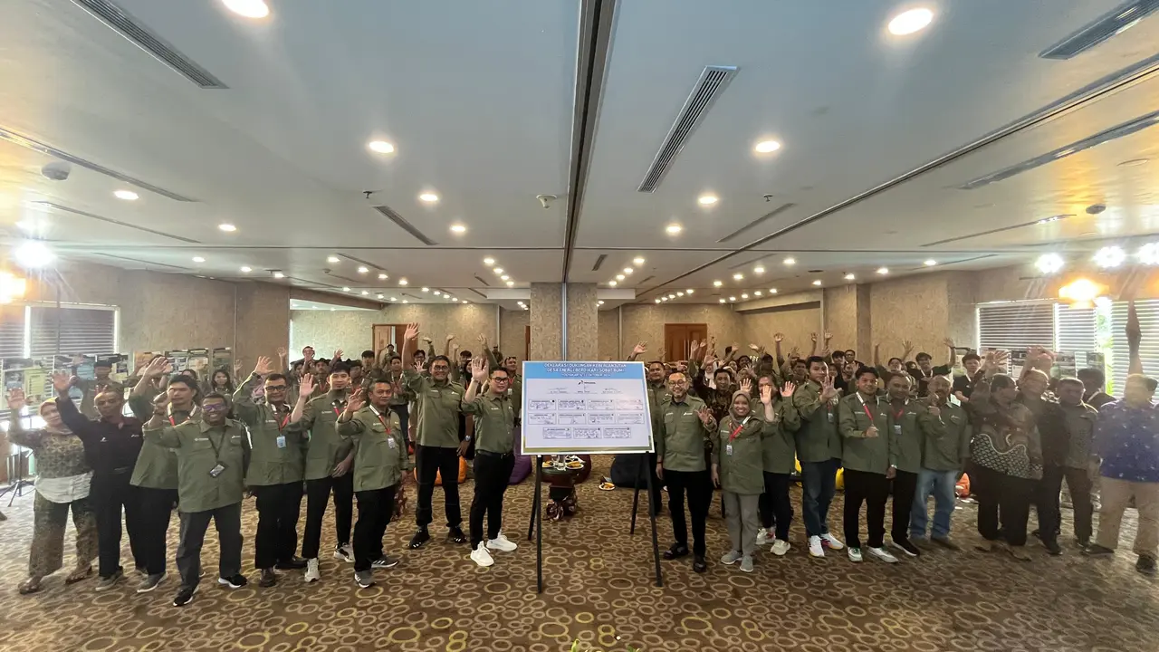 Pertamina melanjutkan komitmen menghasilkan desa energi berdikari tahap 2 tahun ini, untuk membangun kemandirian energi dan ekonomi suatu desa, melalui pembangunan energi baru terbarukan. (Liputan6.com/Jayadi Supriadin)
