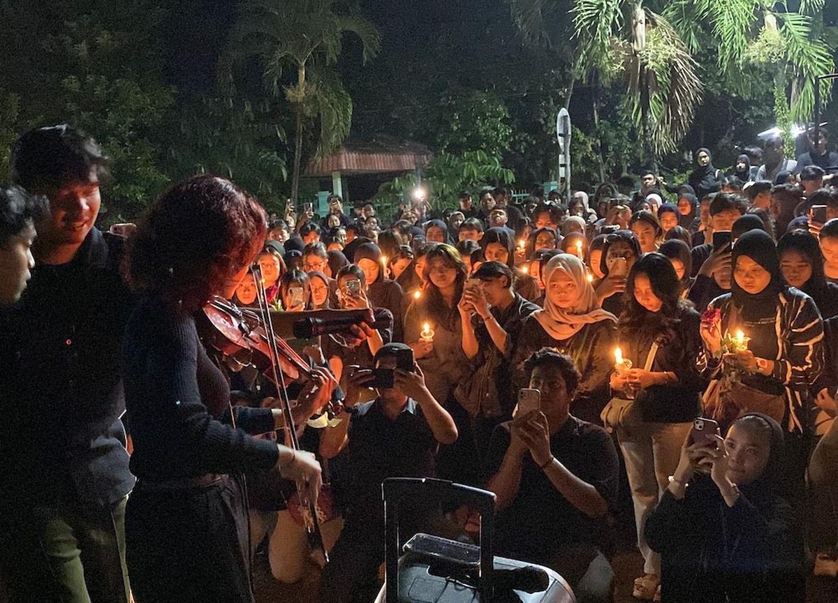 Mahasiswa Gelar Aksi 1.000 Lilin: “Justice for Pratama”