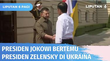 Presiden Jokowi bertemu dengan Presiden Zelensky pada Rabu (29/06) sore waktu setempat. Presiden Jokowi jadi Pemimpin Asia pertama yang mengunjungi Ukraina sejak perang berkecamuk antara Ukraina dan Rusia.