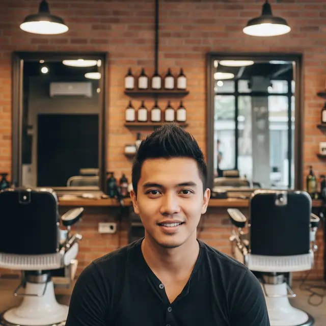 Model Rambut Pria Pendek Berdiri