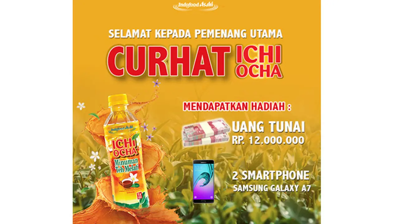 Keberkahan bulan ramadan salah satunya bisa jadi pemenang cuma karena curhat, kamu kah pemenang curhat ichi ocha? Cek di sini, yuk!