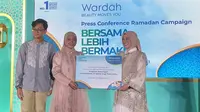 Peluncuran Kampanye Ramadan Wardah "Bersama Lebih Bermakna" di bilangan Jakarta Pusat, 20 Maret 2023. (Liputan6.com/Asnida Riani)