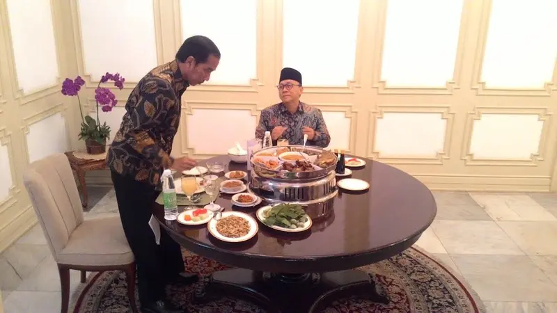 Presiden Jokowi dan Zulkifli Hasan