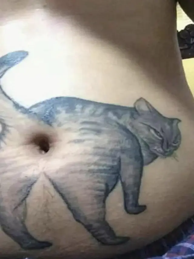 10 Potret Kocak Tato Bagi Pecinta Kucing Ini Hasilnya Lucu dan Menggemaskan
