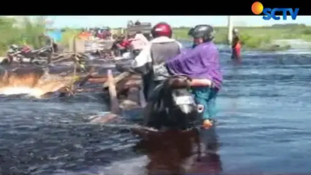 Diguyur Hujan 7 Jam, 4 Kecamatan di Kabupaten OKI Sumsel Terendam Banjir
