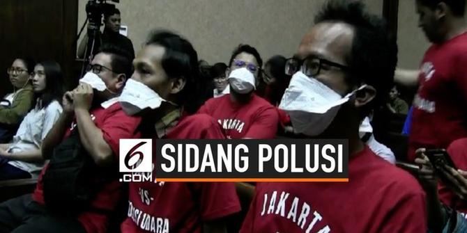 VIDEO: Sidang Polusi Udara Jakarta Digelar, Presiden jadi Tergugat