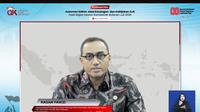 Kepala Eksekutif Pengawas Inovasi Teknologi Sektor Keuangan, Aset Keuangan Digital dan Aset Kripto OJK, Hasan Fawzi, dalam konferensi pers RDKB Juli 2025, Senin (4/8/2025).