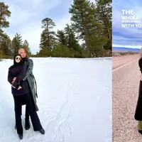 Mulan Jameela dan Ahmad Dhani foto berdua, pamer romantisme di musim dingin. (Instagram @mulanjameela1)