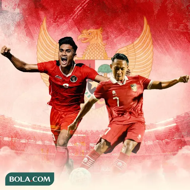 Timnas Indonesia - Ramadhan Sananta dan Beckham Putra