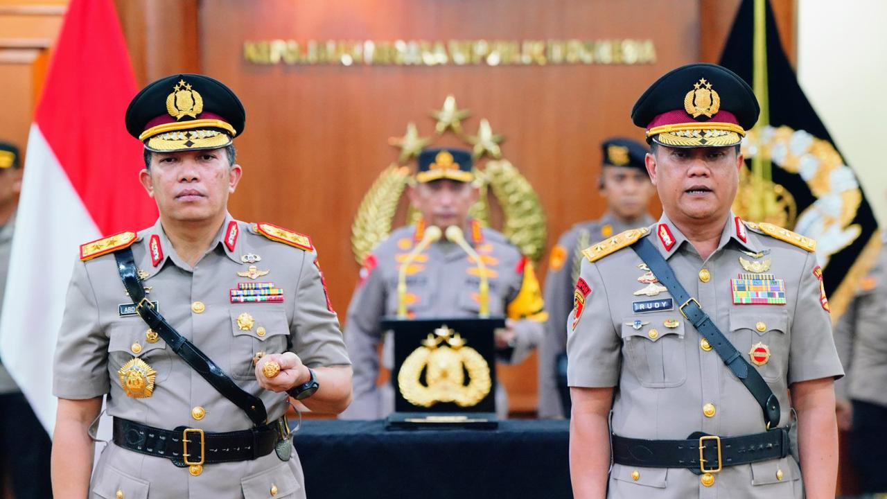 Serah terima jabatan Kapolda Banten di Mabes Polri. (Dokumentasi Polda Banten). (Jumat, 24/11/2023).