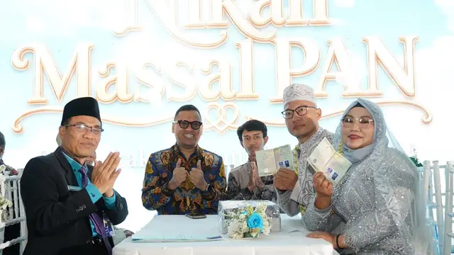 Nikah Gratis PAN Bantu 28 Pasangan Wujudkan Harapan Berkeluarga