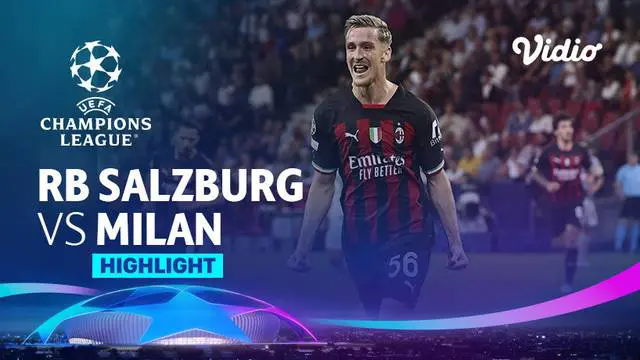 Berita video highlights matchday 1 Grup E Liga Champions 2022/2023 antara RB Salzburg melawan AC Milan yang berakhir dengan skor 1-1, Rabu (7/9/2022) dinihari WIB.