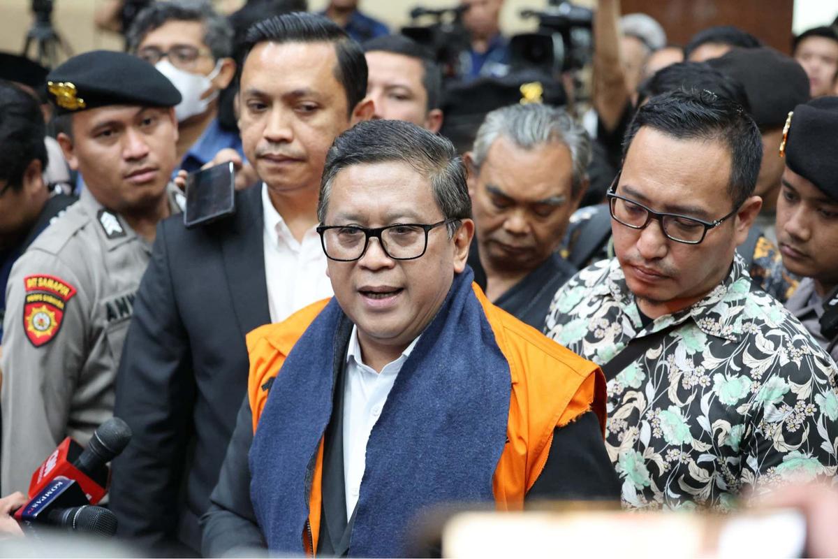 Hasto Kristiyanto jalani sidang perdana