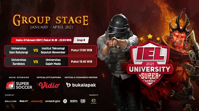 Jadwal IEL University Super Series 2021
