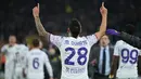 Fiorentina menyamakan skor berkat gol Lucas Martinez di babak kedua. (Alberto PIZZOLI / AFP)