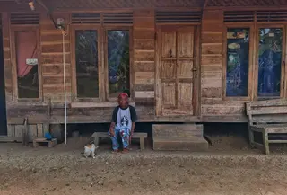 Warga Kampung Adat Kuta di Ciamis Jawa Barat. (Liputan6.com/Wisnoe Moerti)