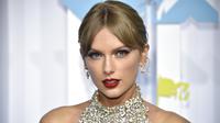 Taylor Swift di di MTV VMA 2022. (Evan Agostini/Invision/AP)