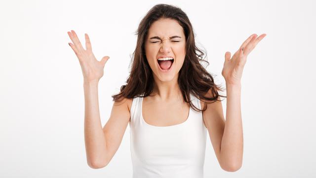 Ilustrasi eekspresi marah