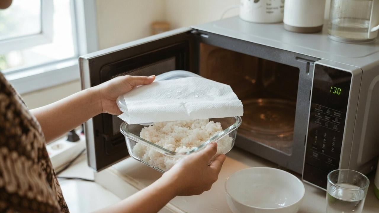 Cara Menghangatkan Nasi Dingin Tanpa Rice Cooker agar Kembali Pulen Seperti Baru Matang