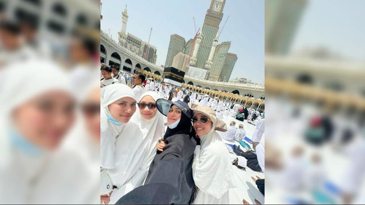 Potret Kompak Nisya Ahmad & Syahnaz Ahmad Bersama Nagita Serta Caca Tengker di Tanah Suci, Netizen 'Ipar Rasa Bestie