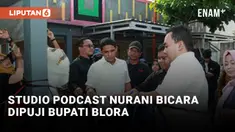 Bupati Blora Sanjung Kehadiran Studio Podcast Media Siber Nurani Bicara