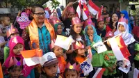 Menteri Pemberdayaan Perempuan dan Perlindungan Anak Yohana Yembise di Yogyakarta (Liputan6.com/ Switzy Sabandar)