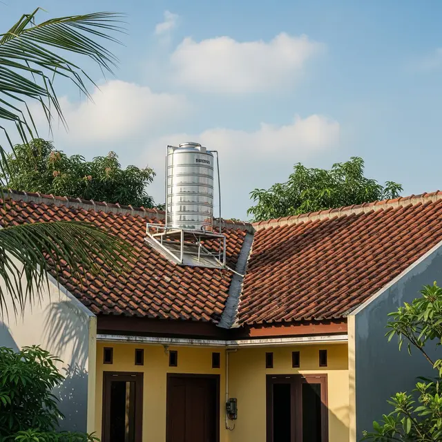 9 Letak Toren Air di Rumah Sempit