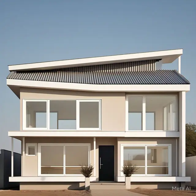 Model Rumah Minimalis Atap Dak Cor Tanpa Tiang