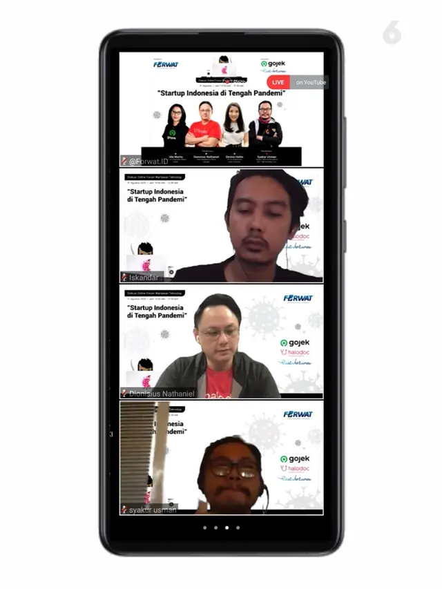 Diskusi Virtual FORWAT: Startup Indonesia di Tengah Pandemi