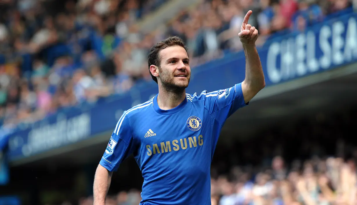 Juan Mata (44,73 juta euro) - Gelandang asal Spanyol ini dilepas Chelsea ke Manchester United pada 2014 dengan harga 44,73 juta euro. (AFP/Carl Court)