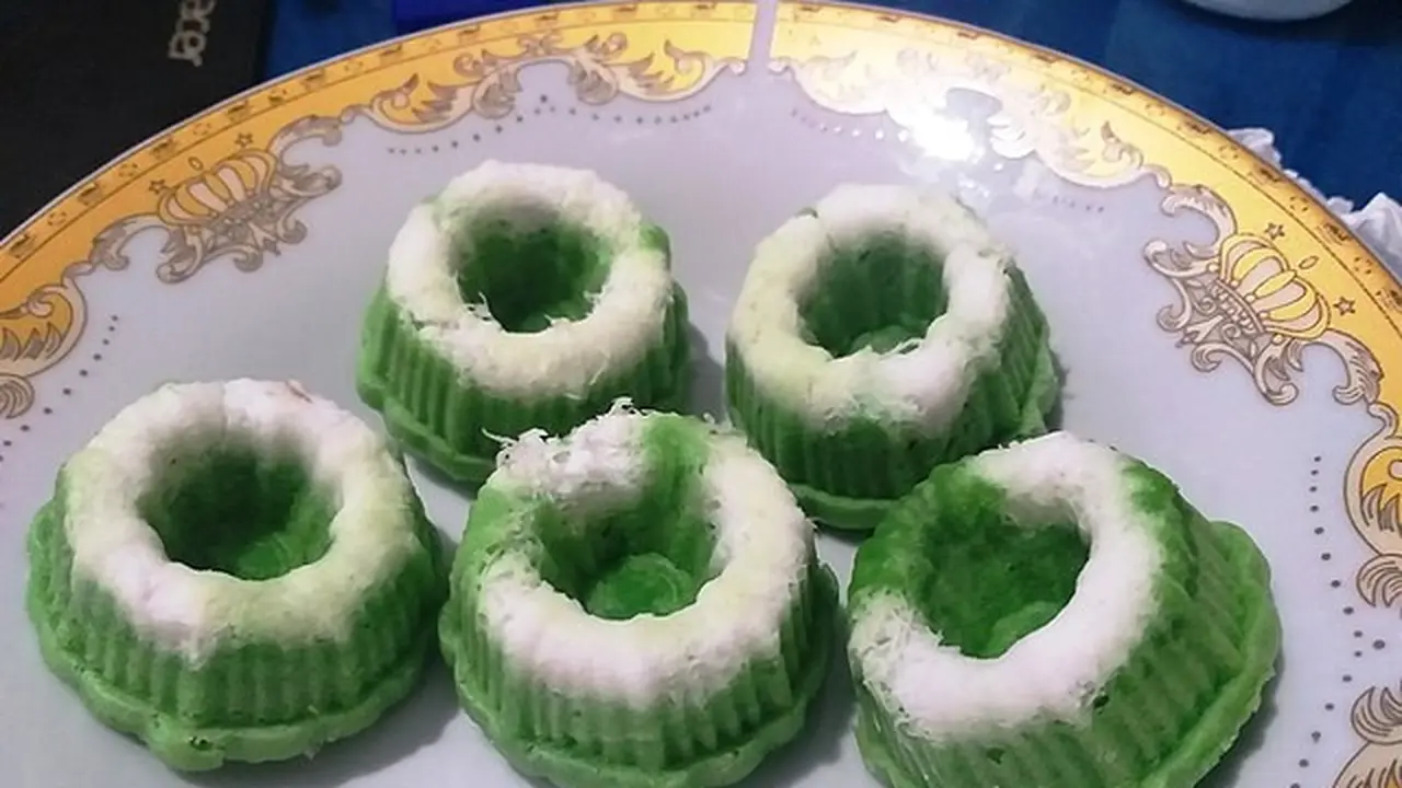 Ilustrasi Kue Putu Ayu