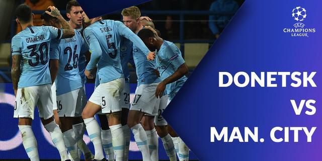 VIDEO: Manchester City Menang Telak 3-0 Atas Shakhtar Donetsk