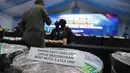 Sejumlah barang bukti narkotika yang akan dimusnahkan ditampilkan di Kantor BNN RI, Jakarta, Rabu (23/9/2026). Barang bukti tersebut merupakan hasil penanganan 21 kasus narkotika dengan 25 tersangka. (KLY/Budy Santoso)