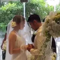 Acara Pemberkatan Chicco Jerikho dan Putri Marino. (Instagram)