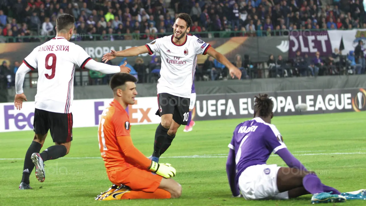 FOTO Eksklusif: AC Milan Cukur Habis FK Austria Wien