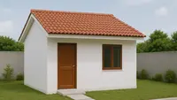 Gambar Desain Rumah Subsidi Type 30/60 (created by AI)