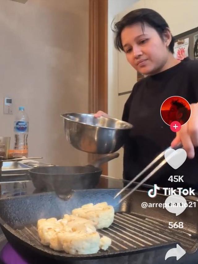 Nikita Willy pakai chef pribadi (TikTok)